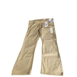 Wrangler Five Star Slim Straight‎ Khaki Pants Men Sz 42X30 Free Stretch Workwear
